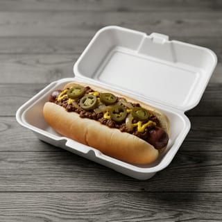 Jumbo 10" Beef Hotdog-With Fries